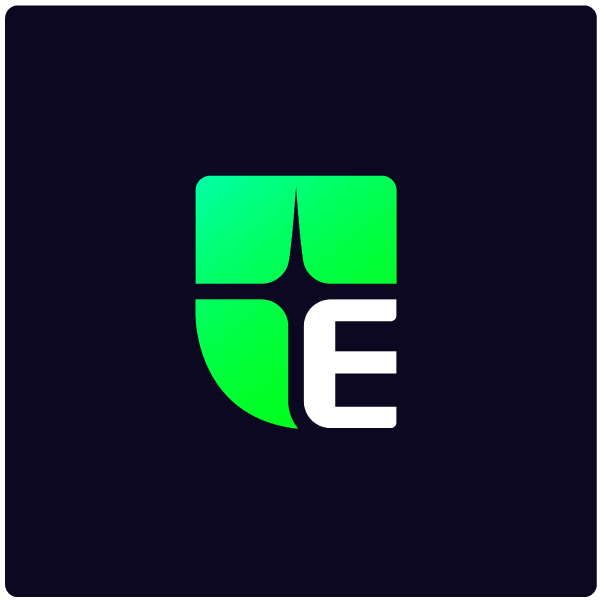 Escode Logomark Green White